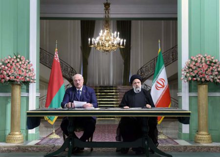 نشست مطبوعاتی روسای جمهور ایران و بلاروس و امضاء اسناد همکاری بین دو کشور (گزارش تصویری)